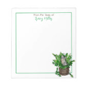 Speciaal Cute Kitten in Catnip Notitieblok (Voorkant)