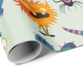 Speciaal Cute Monster-ontwerp voor jongens Cadeaupapier (Rol Hoek)