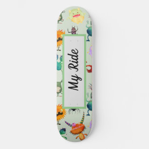Speciaal Cute Monster-ontwerp voor jongens Persoonlijk Skateboard
