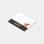 Speciaal Cute Square met Acorn Post-it® Notes (Schuin)