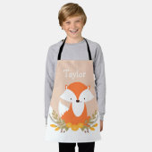 Speciaal Cute Woodland Fox Kinder Apron Schort (Gedragen)