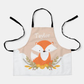 Speciaal Cute Woodland Fox Kinder Apron Schort (Voorkant)