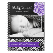 Speciaal Damask Baby Journal Notitieboek (Voorkant)