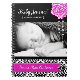 Speciaal Damask Baby Journal Notitieboek