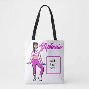 Speciaal danserend Tas (Fushia White)