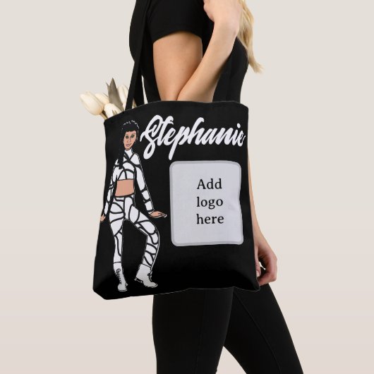 Speciaal danserend Tas (zwart-wit 2) (Dichtbij)