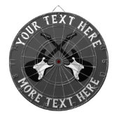 Speciaal dartboard met elektrisch gitaarontwerp dartbord (Voorkant)