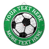 Speciaal dartboard voor sporten met voetbal dartbord (Voorkant)