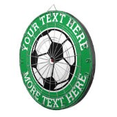 Speciaal dartboard voor sporten met voetbal dartbord (Voorkant Rechts)