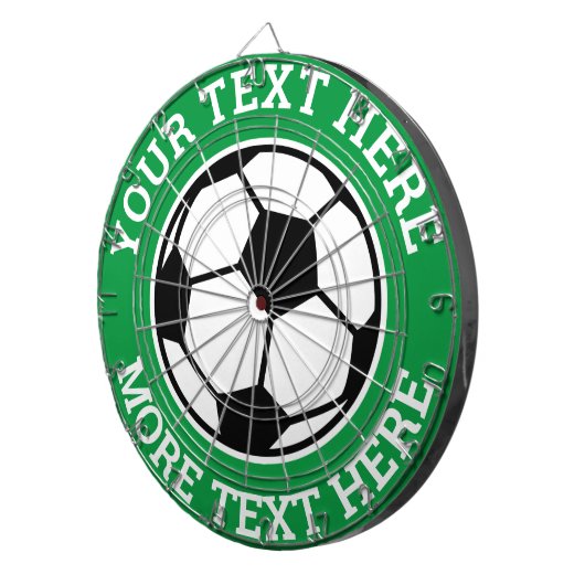 Speciaal dartboard voor sporten met voetbal dartbord (Voorkant Rechts)