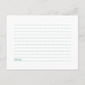 SPECIAAL DEEL HERINNERING AAN U Green Mourners Kaa Briefkaart (Achterkant)