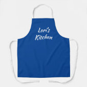 Speciaal Deep Blue Apron Schort (Voorkant)