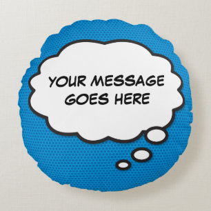 Speciaal denkbaar brokstuk grappig komisch boek rond kussen