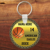 Speciaal design folie basketbal Sleutelhanger (Voorkant)