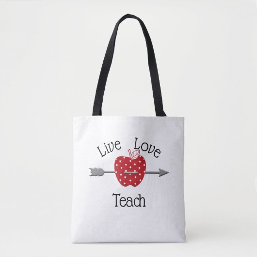 Speciaal design van live-liefdeskleding tote bag (Voorkant)