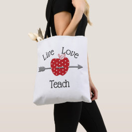Speciaal design van live-liefdeskleding tote bag
