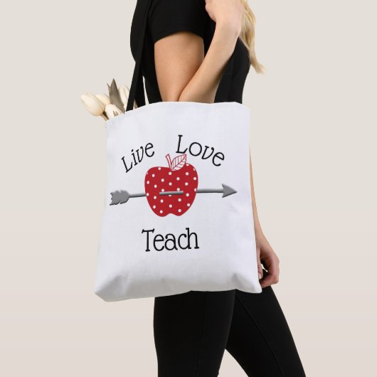Speciaal design van live-liefdeskleding tote bag (Dichtbij)