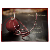 Speciaal design voor kerstgerei groot cadeauzakje (Voorkant)