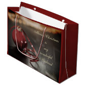 Speciaal design voor kerstgerei groot cadeauzakje (Voorkant Gekanteld)