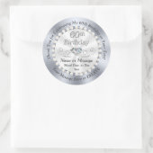 Speciaal diamant, 60e marinestickers ronde sticker (Tas)