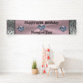 Speciaal diamant 60th Birthday Banners voor haar (Insitu)