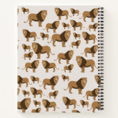 Speciaal dierlijk Oerwoud lionpatroon Notitieboek (Achterkant)