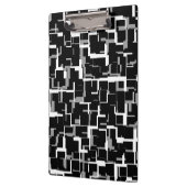 Speciaal digitaal Camo Black White Grey Pattern Klembord (Links)