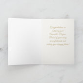 Speciaal diploma van de afgestudeerde academie van kaart (Binnen)