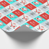 Speciaal Disc Golf Holiday Gift Wrapping Paper Cadeaupapier (Hoek)