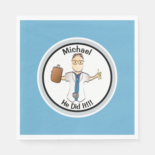 Speciaal Doctor verpleegkundige Afstuderen voor he Servet (Voorkant)