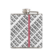 Speciaal draagbaar draagvat voor beste man heupfles (Achterkant)