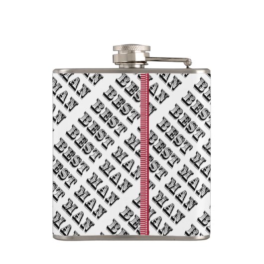 Speciaal draagbaar draagvat voor beste man heupfles (Achterkant)