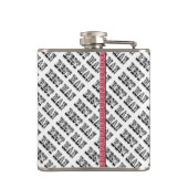 Speciaal draagbaar draagvat voor beste man heupfles (Achterkant)