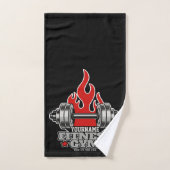 Speciaal draagbaar gewicht Dumbbell Fitness Gym Bad Handdoek (Handdoek)