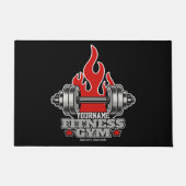 Speciaal draagbaar gewicht Dumbbell Fitness Gym Deurmat (Voorkant)