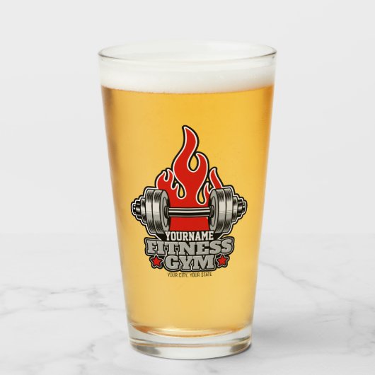 Speciaal draagbaar gewicht Dumbbell Fitness Gym Glas (Voorkant gevuld)