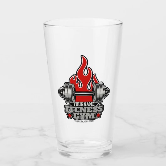 Speciaal draagbaar gewicht Dumbbell Fitness Gym Glas (Voorkant)