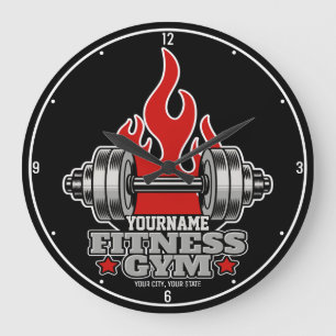 Speciaal draagbaar gewicht Dumbbell Fitness Gym Grote Klok