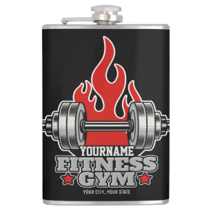 Speciaal draagbaar gewicht Dumbbell Fitness Gym Heupfles