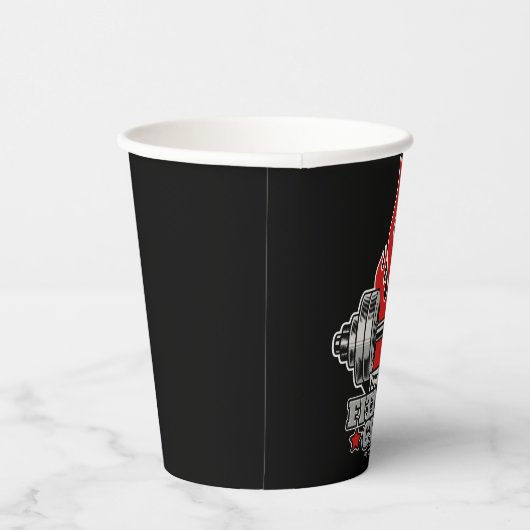 Speciaal draagbaar gewicht Dumbbell Fitness Gym Papieren Bekers (Rechts)