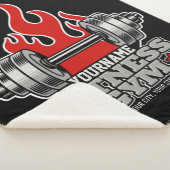 Speciaal draagbaar gewicht Dumbbell Fitness Gym Sherpa Deken (3/4)