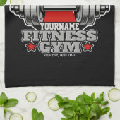 Speciaal draagbaar gewicht Dumbbell Fitness Gym Theedoek (Gevouwen)