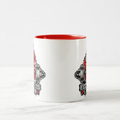 Speciaal draagbaar gewicht Dumbbell Fitness Gym Tweekleurige Koffiemok (Center)