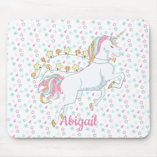 Speciaal draairoze pastroze torsterren muismat (Voorkant)