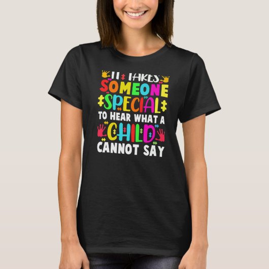 Speciaal Ed Paraprofessional Leuke Leraar Onderwij T-shirt (Voorkant)