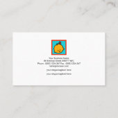 Speciaal eenvoudig Baby pictogram Babysitter Visitekaartje (Achterkant)