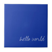 Speciaal Egyptisch Blauw Tegeltje (Voorkant)