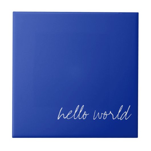 Speciaal Egyptisch Blauw Tegeltje (Voorkant)