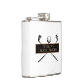 Speciaal elegant Classic Gold en zwart Heupfles (Rechts)