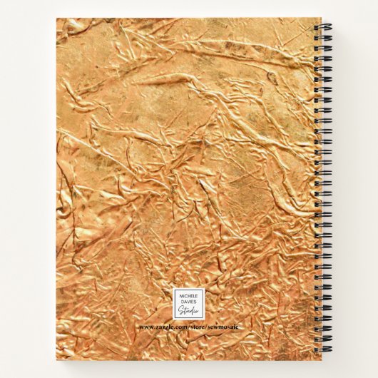Speciaal Elegant Gold Gratitude Journal Notitieboek (Achterkant)